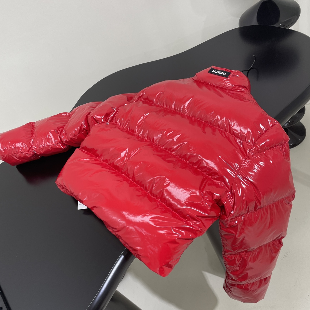 人気 SHRUNK PUFFER ジャケット バレンシアガ ダウンジャケット コピー レッド-2