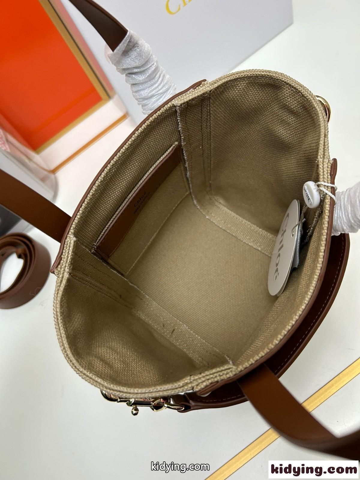 CHLOE SENSE トートバッグ クロエ バッグ コピー ショルダーバッグ ブラウン-4