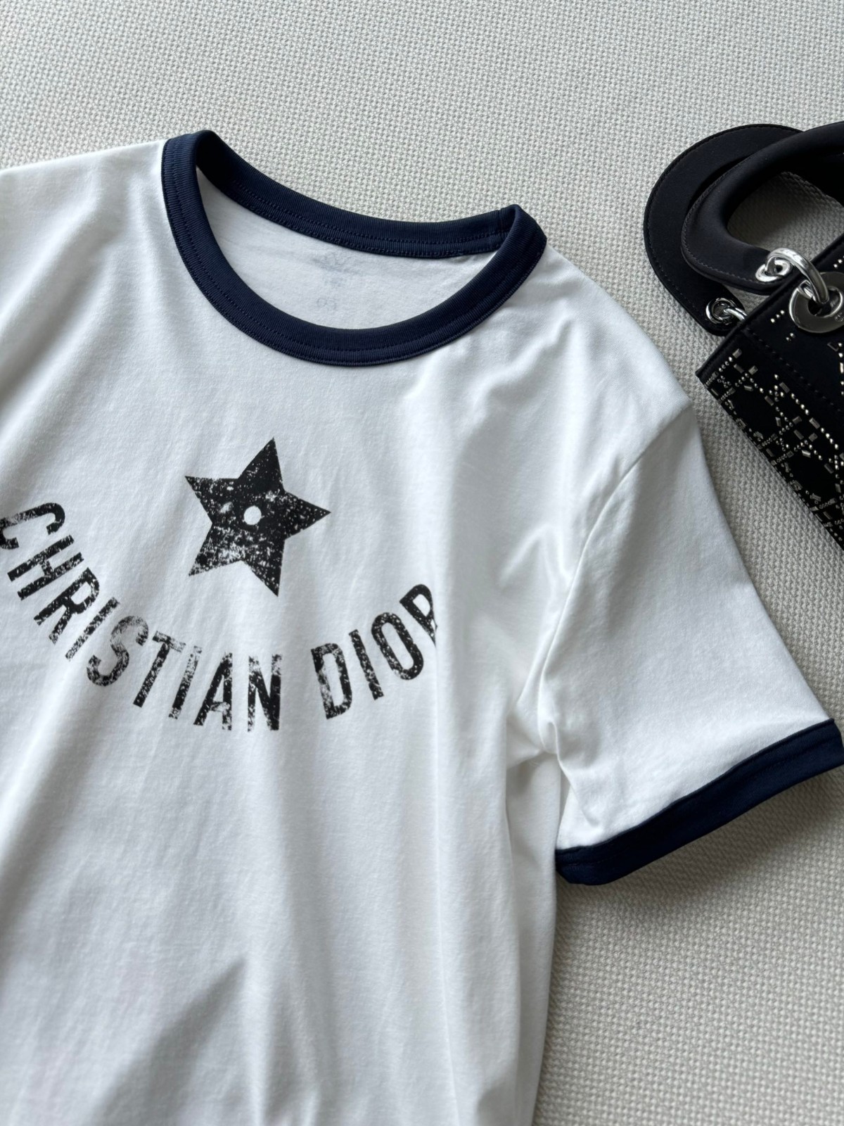 レディース 人気 クリスチャン・ディオール 半袖Tシャツ コピー ロゴ Dioriviera Tシャツ-3