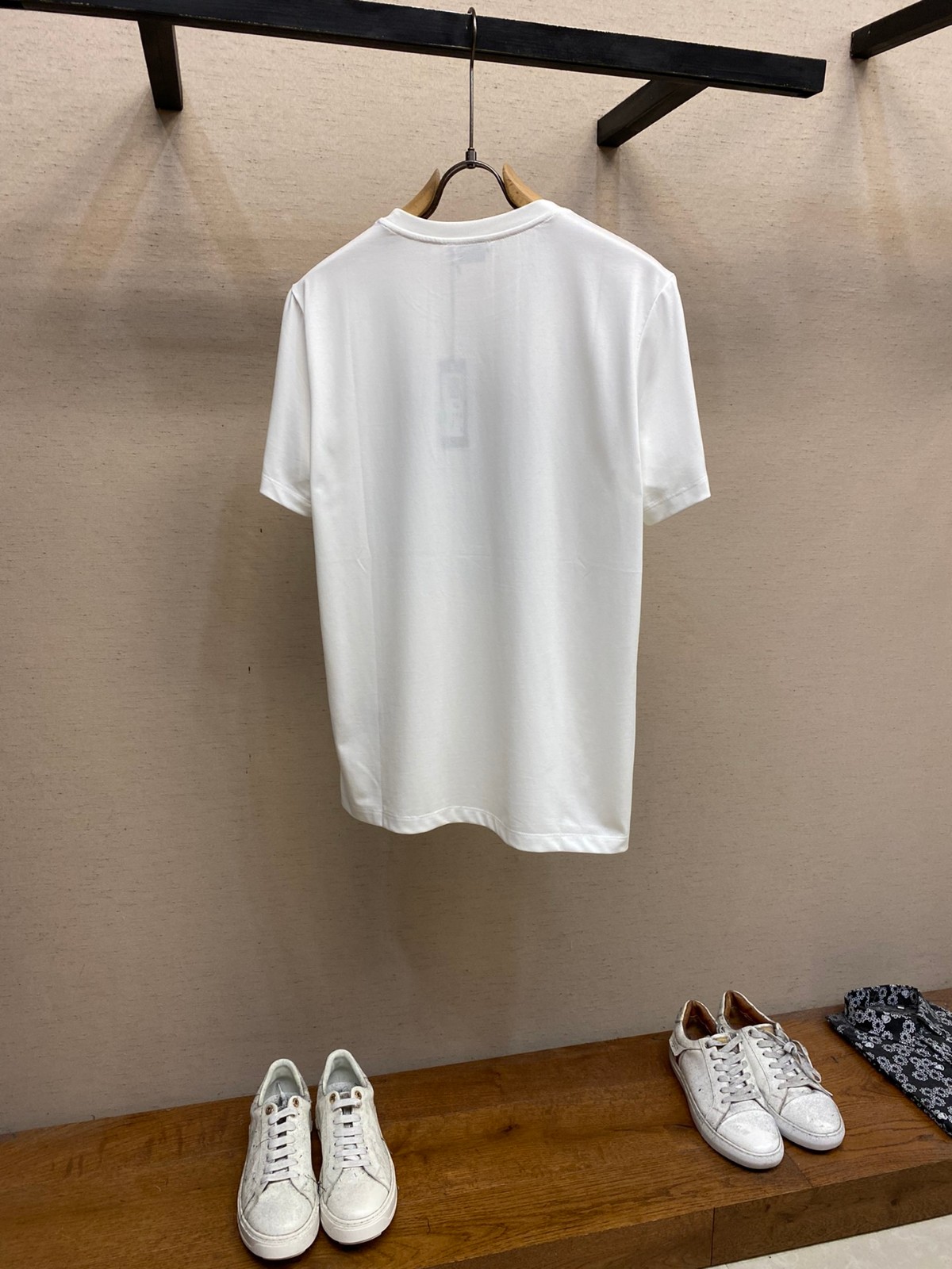 ラインストーン メドゥーサ カルトゥーシュ 半袖Tシャツ ヴェルサーチェ Tシャツ スーパーコピー ホワイト-1