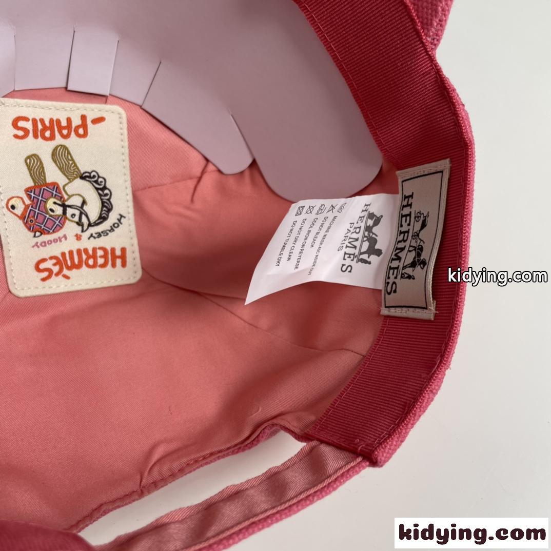 人気 セレナシーシェルキャップ エルメス キャップ コピー ピンク-4
