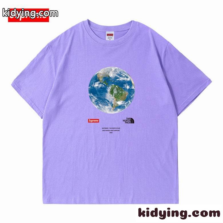 全8色 ゆったり ユニセックス クルーネック 定番 カジュアル シュプリーム tシャツ コピー おしゃれ 人気-3