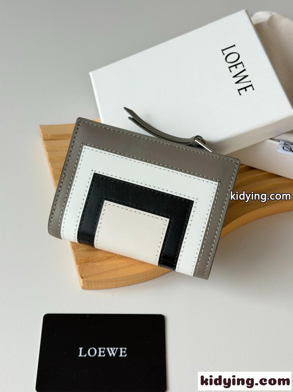 ロエベ 財布 スーパーコピー LOEWE x Albers コンパクトウォレット 二つ折り財布-2
