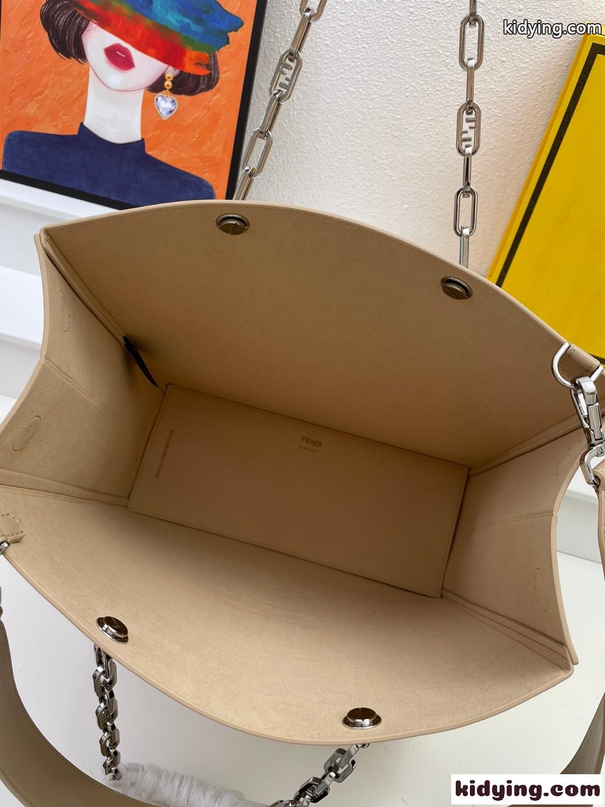 フェンディ バッグ コピー レディース Fendi Pack ミディアム ショッピングバッグ-4