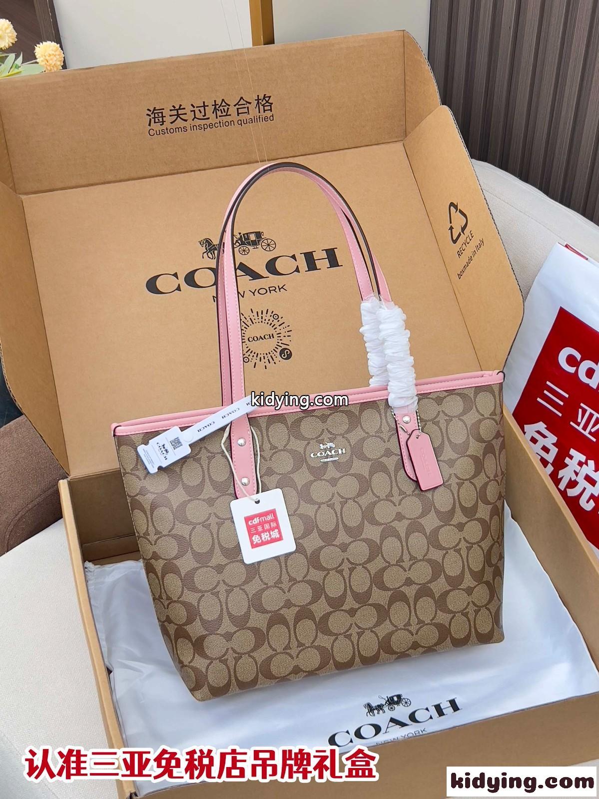定番 人気 コーチ バッグ スーパーコピー シグネチャー柄 トートバッグ-0