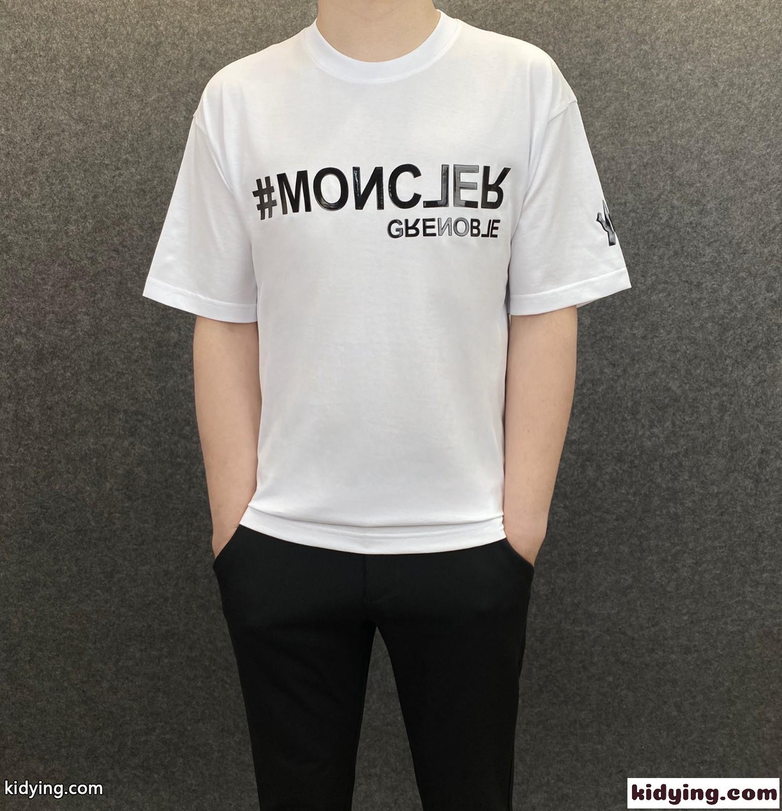 モンクレール tシャツ コピー メンズ 半袖 トップス 定番 人気 クルーネック 春夏 プリント おしゃれ カジュアル-0