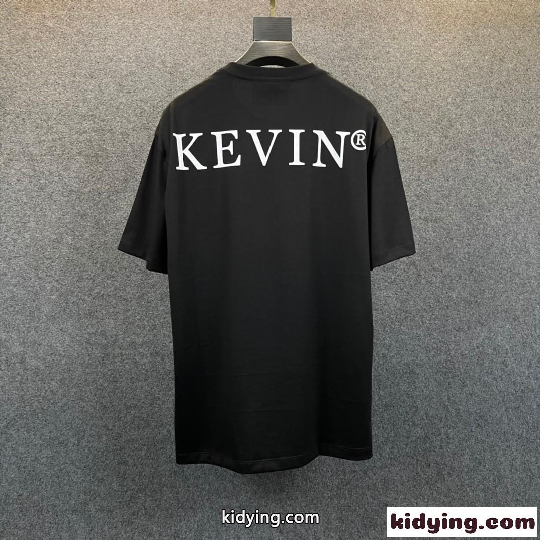 フィリッププレイン 半袖Tシャツ コピー クルーネック カジュアル 柔らかい 快適 メンズ トップス ホワイト ブラック-4