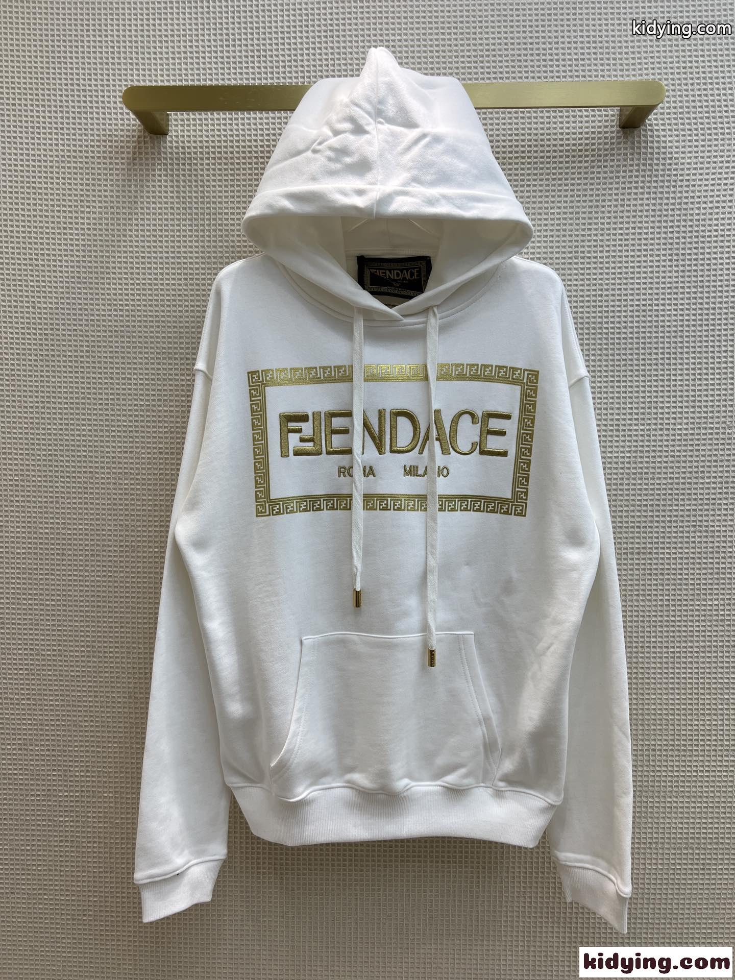 FENDI×VERSACE メデューサ コットンパーカー ヴェルサーチ パーカー コピー フード付き ユニセックス-1