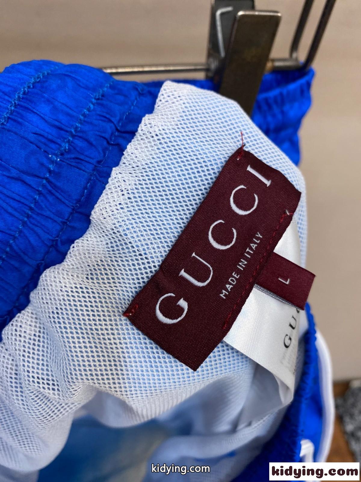 プリント テクニカルポプリン スイムショートパンツ グッチ パンツ コピー-2