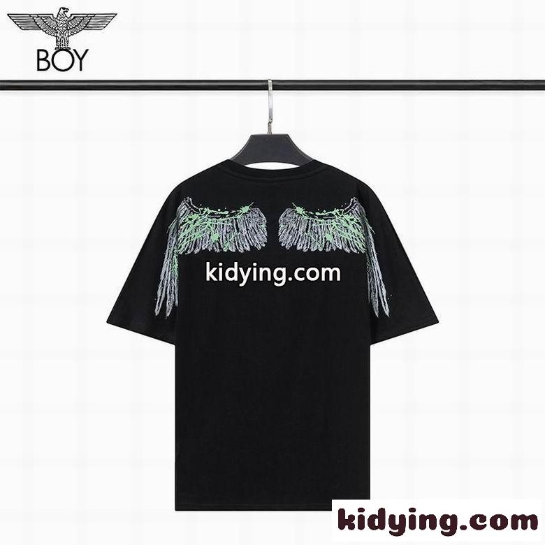 定番 人気 個性的 プリント クルーネック ボーイロンドン 半袖Tシャツ コピー トップス 春夏 カジュアル-1