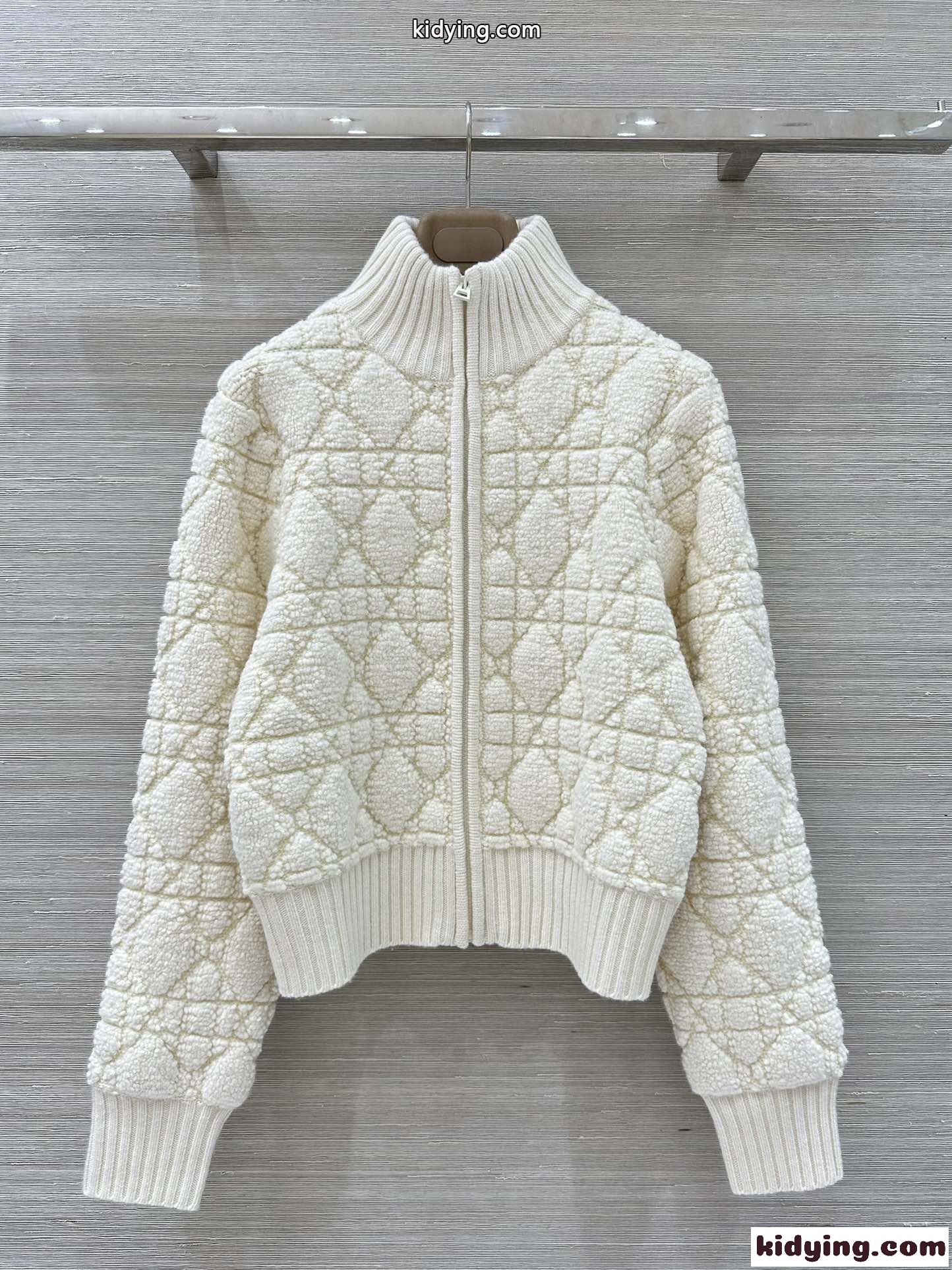 DiorAlps ジップカーディガン クリスチャン・ディオール ニット コピー ホワイト-0