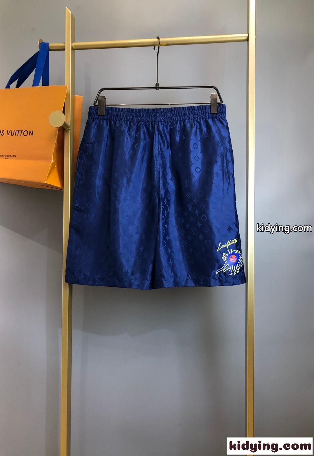 上品 カジュアル LV × YK モノグラム ショーツ ルイ・ヴィトン パンツ コピー メンズ ショートパンツ-0