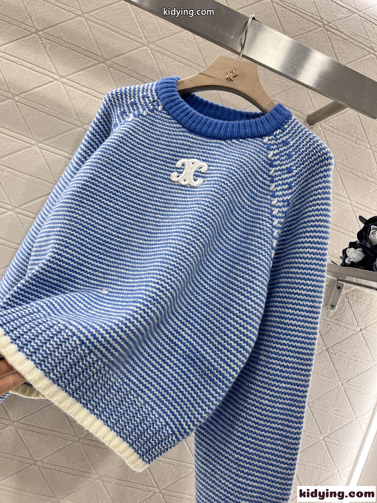 セリーヌ セーター コピー お洒落 合わせやすい クルーネック レディース トップス-3