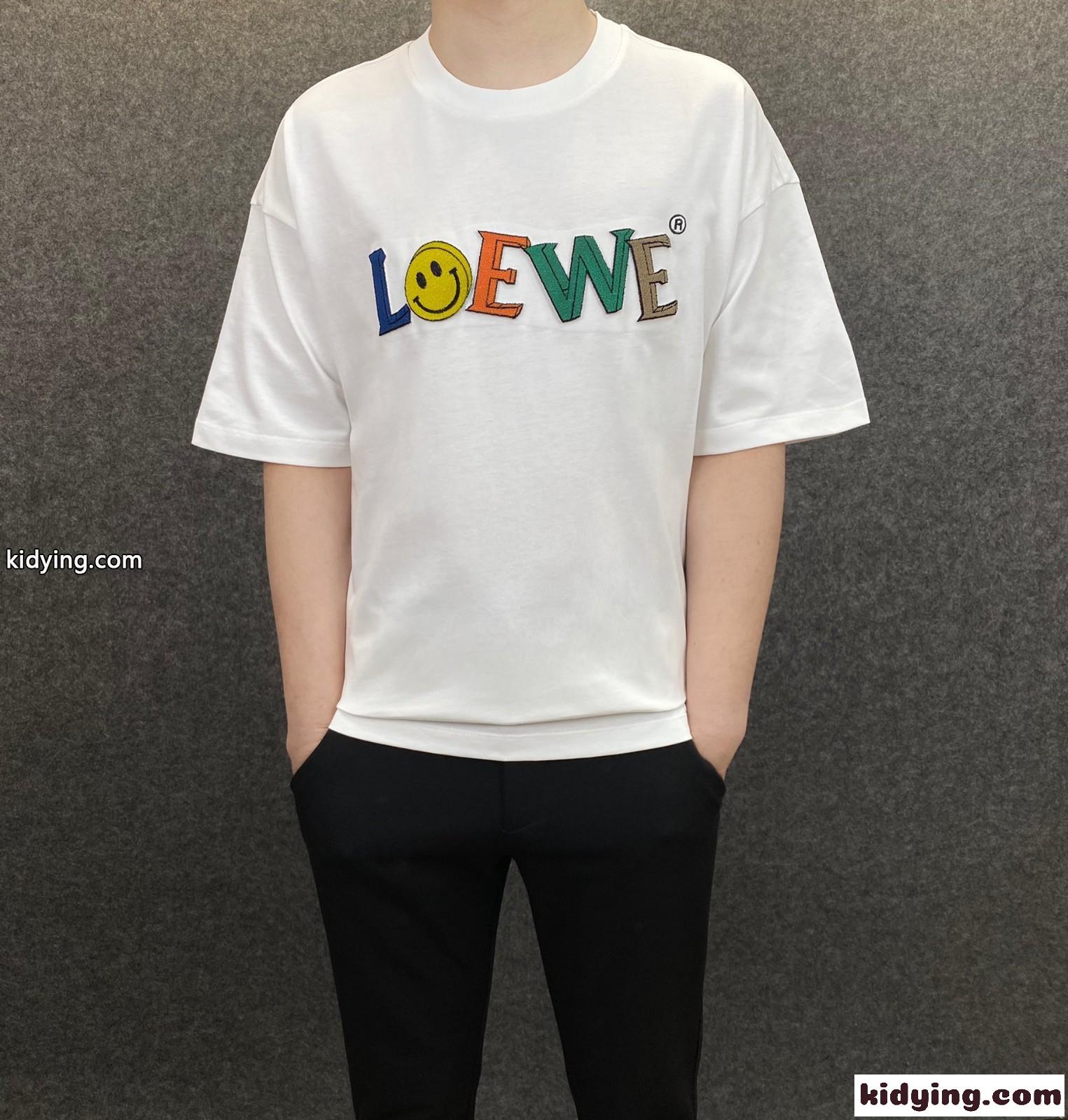 ゆったり 人気 合わせやすい ラウンドネック ロエベ tシャツ コピー メンズ 半袖 春夏 新作 カジュアル おしゃれ-0