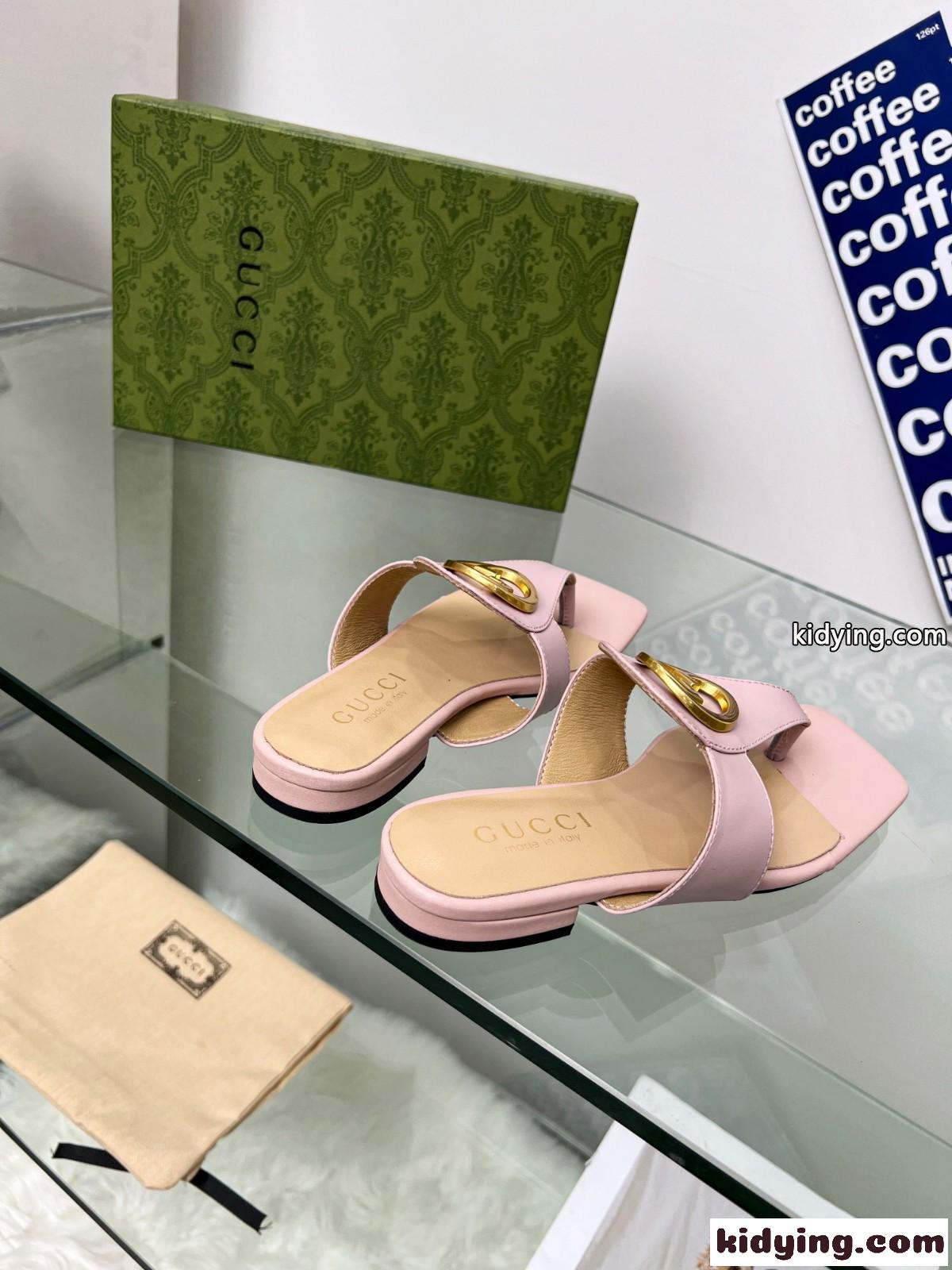GUCCI グッチ ブロンディ トングサンダル スーパーコピー レディース ピンク-2