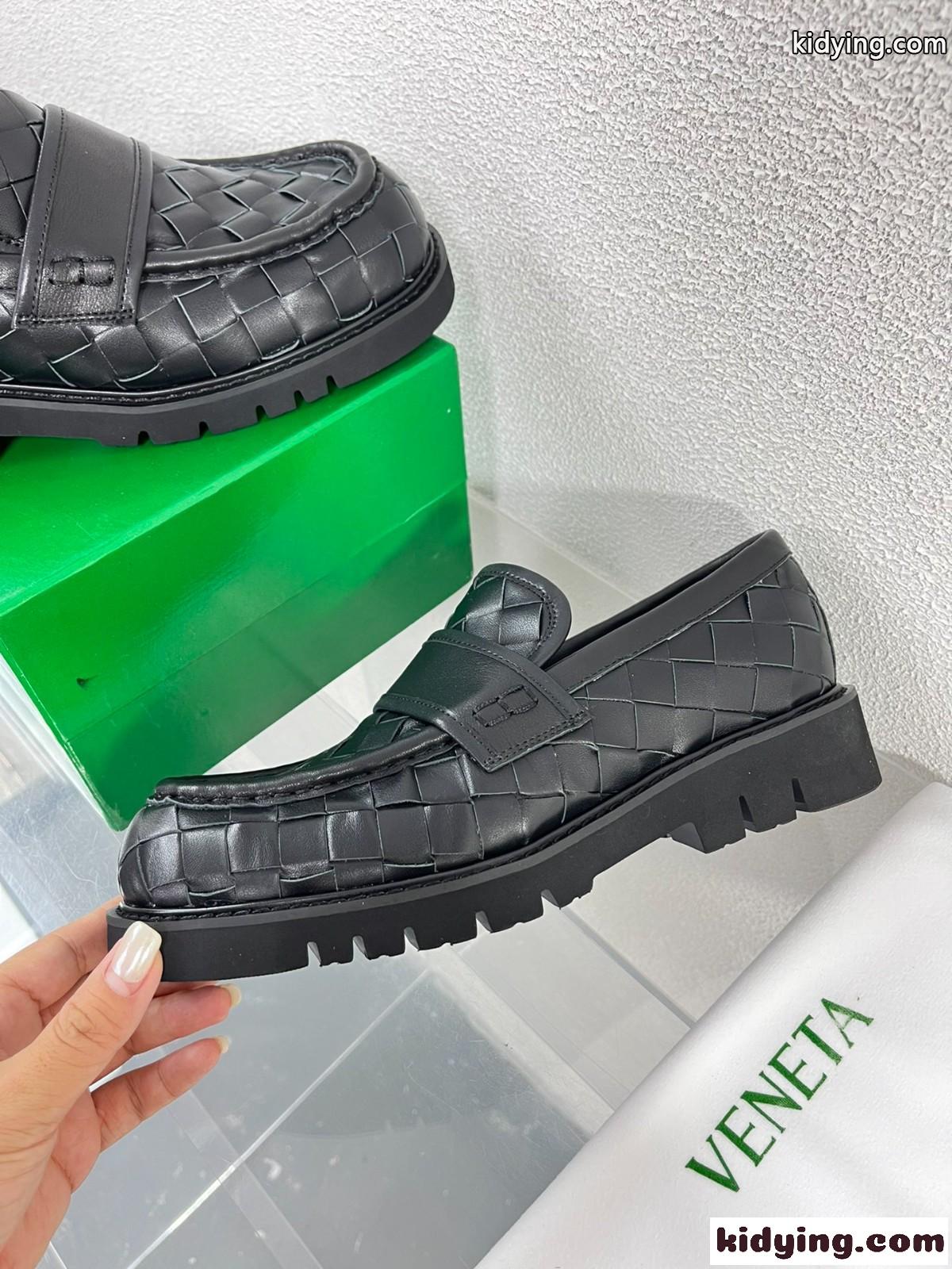 ボッテガ・ヴェネタ シューズ スーパーコピー メンズ 上品 ハドック ローファー-2