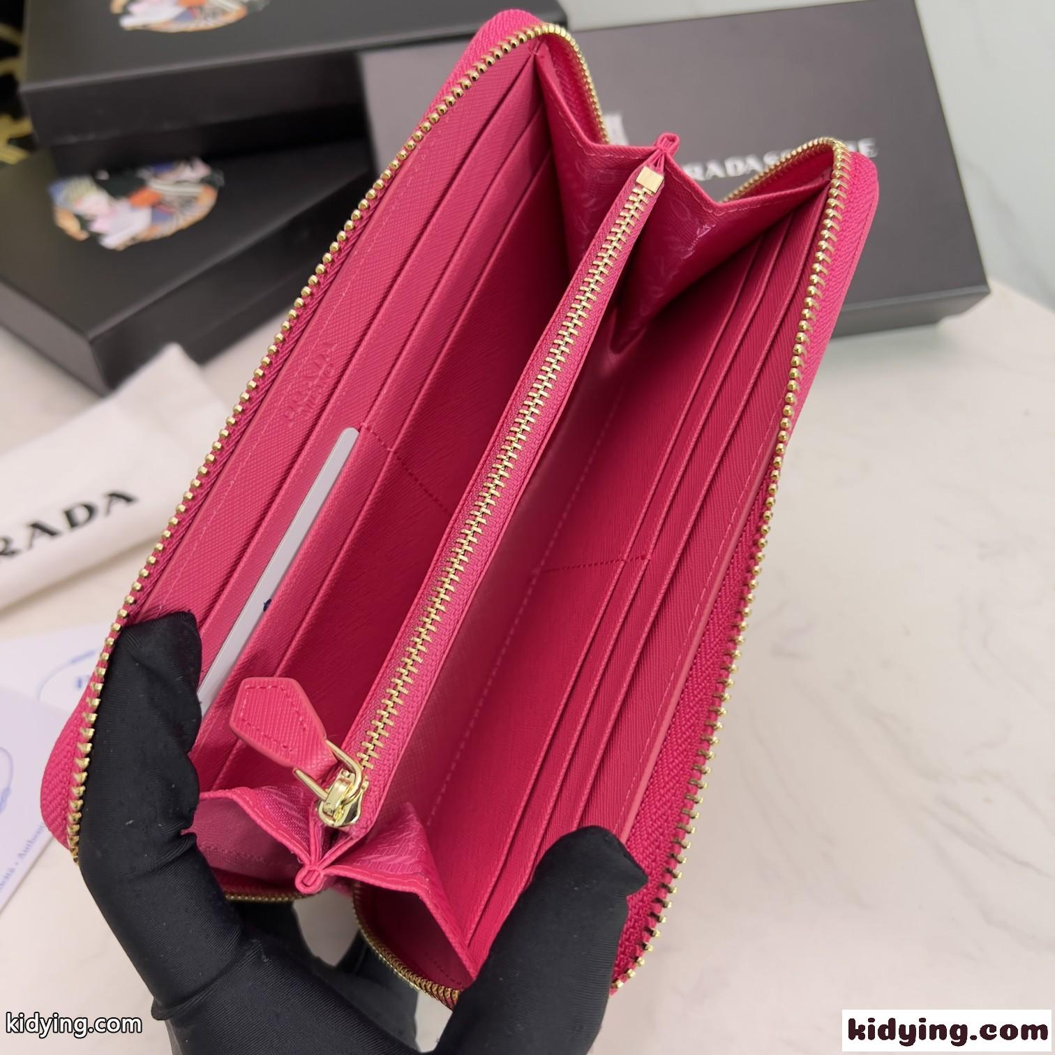 使いやすい ラウンドファスナー プラダ 財布 コピー レディース 長財布 小銭入れ 大容量-3