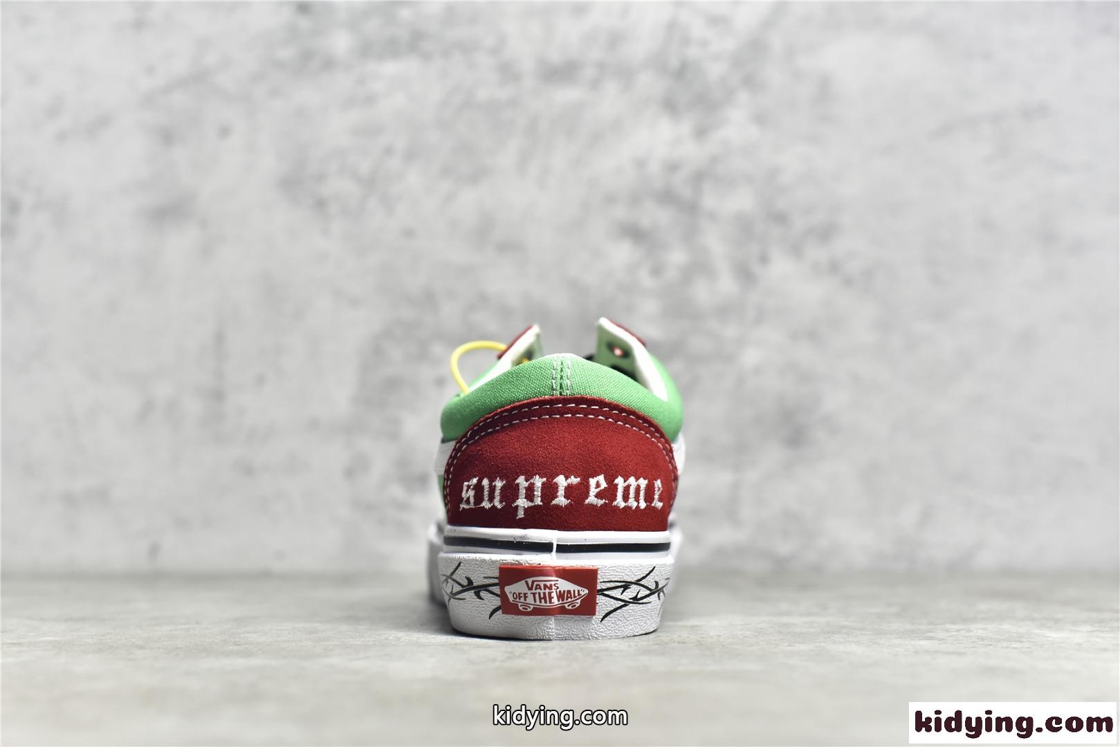Supreme xVans レディース メンズ シュプリーム スニーカー コピー おしゃれ 人気 軽量 歩きやすい カジュアル レースアップ-3