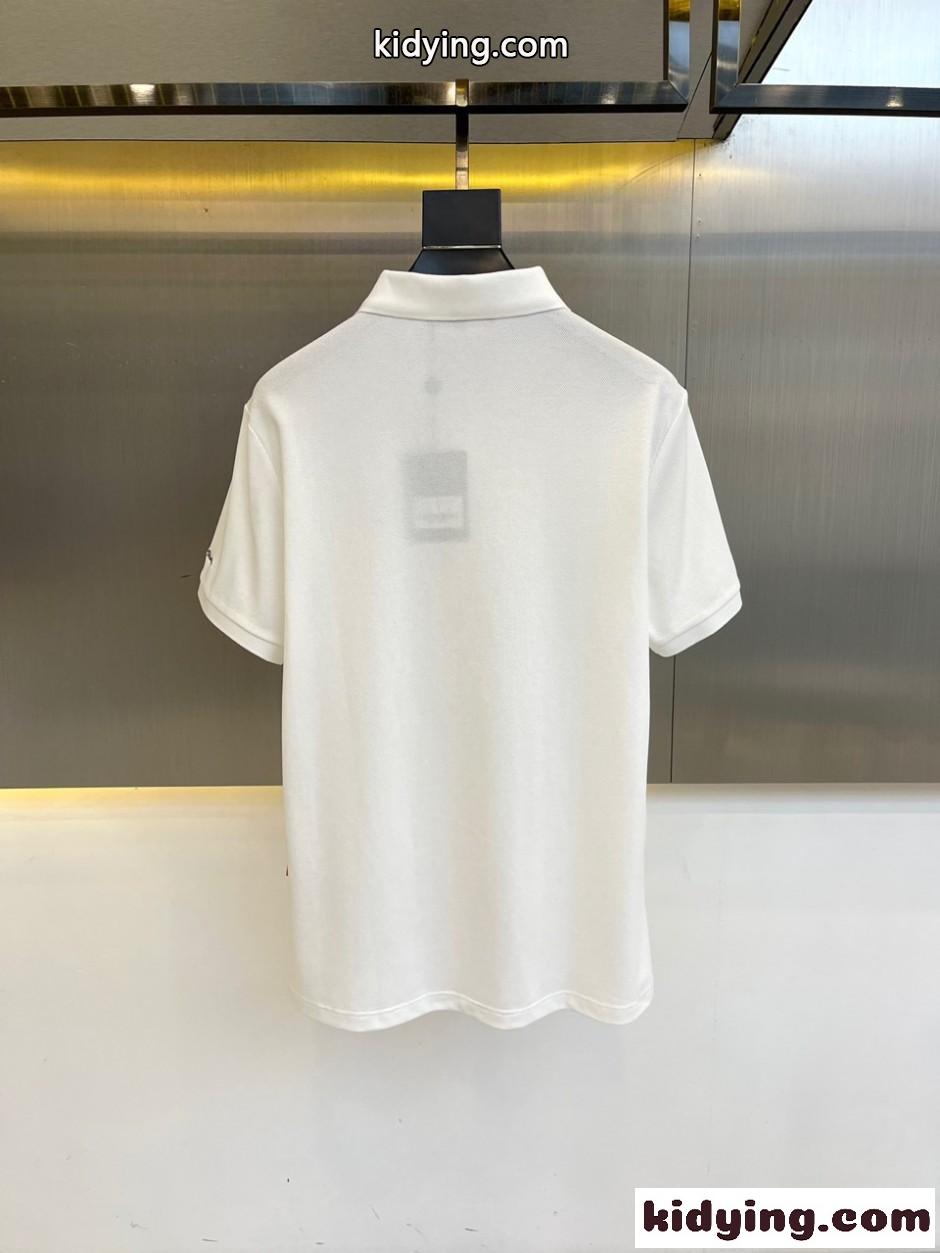 洗練された カジュアル 半袖ポロシャツ ルイ・ヴィトン Tシャツ 偽物 ホワイト-3
