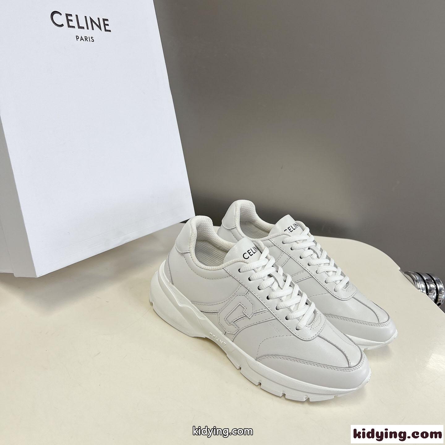 セリーヌ スニーカー 偽物 CELINE ランナー CR-02 レースアップ ロースニーカー-0