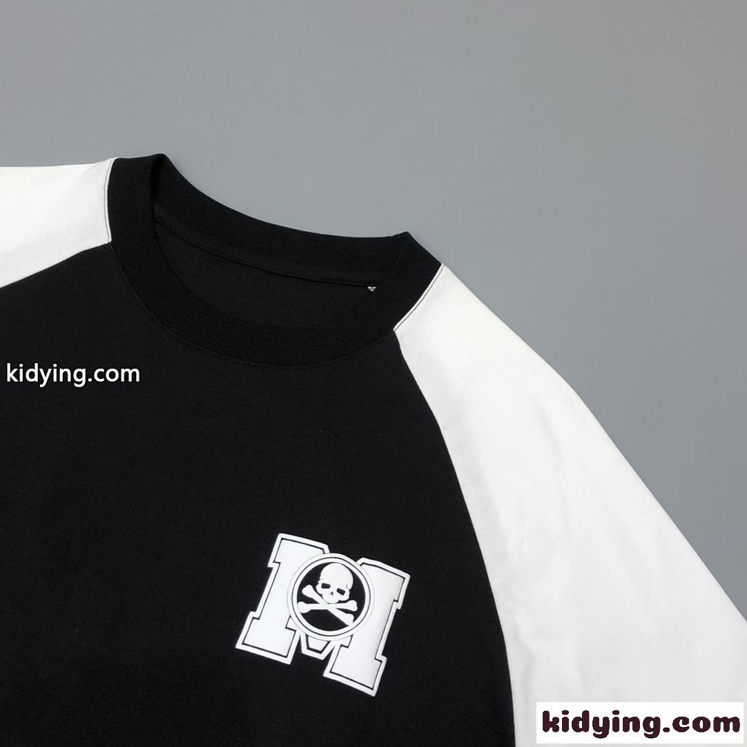 カジュアル 着心地いい 配色 クルーネック 半袖Tシャツ マスターマインド・ジャパン Tシャツ コピー-2