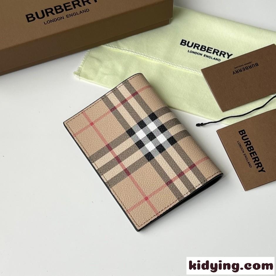 人気 エレガント Burberry バーバリー チェック パスポートホルダー スーパーコピー-3