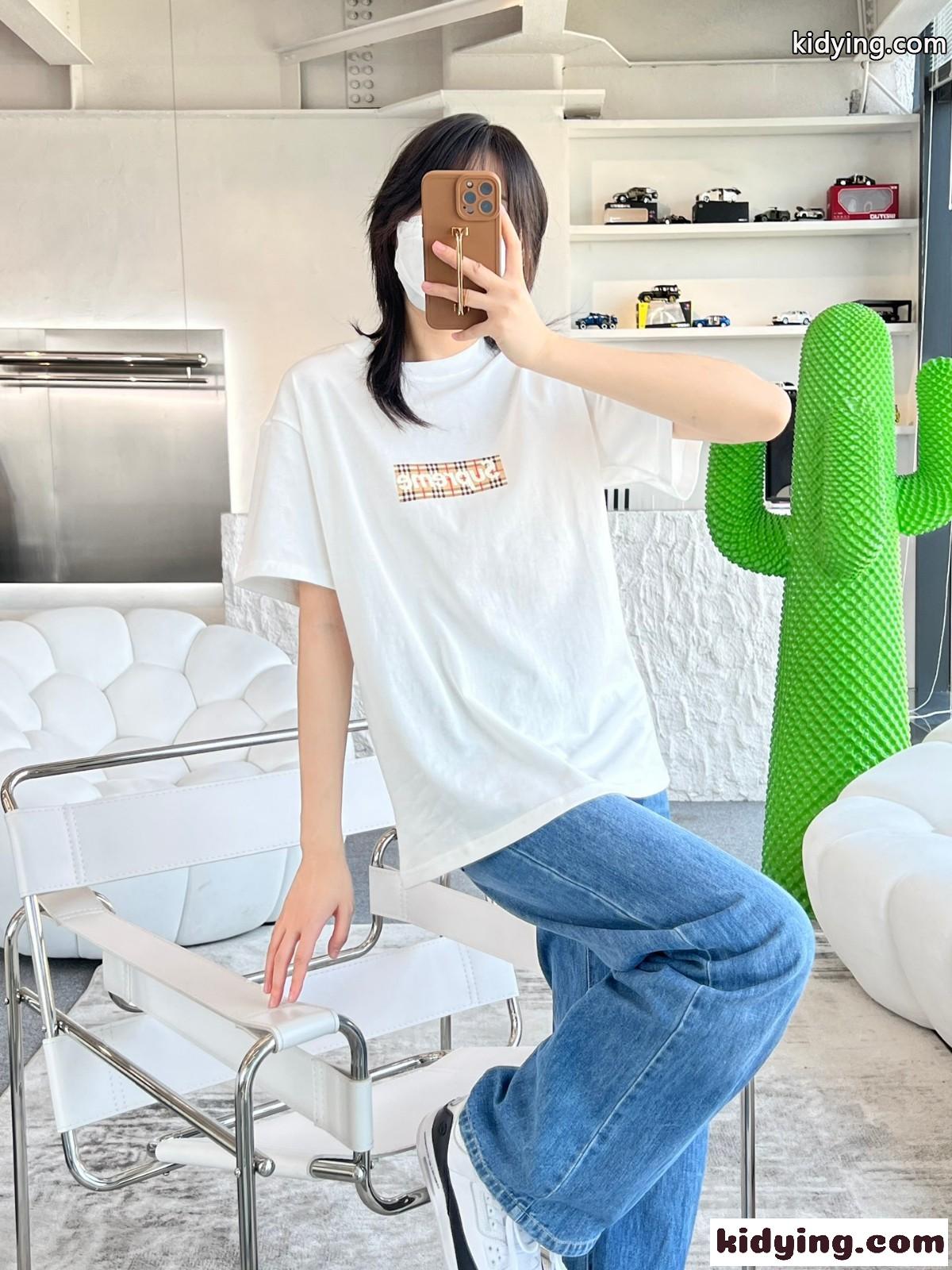 ゆったり 快適 クルーネック レディース 半袖 トップス カジュアル シュプリーム tシャツ コピー 定番 おしゃれ 人気-0