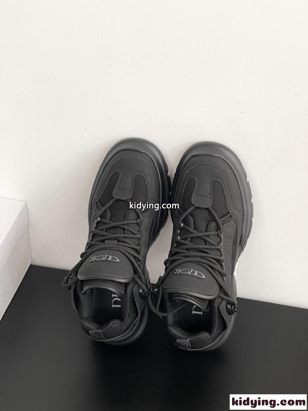 DIOR AND LEWIS HAMILTON Dior Snow ダービーシューズ クリスチャン・ディオール スニーカー スーパーコピー ブラック-2