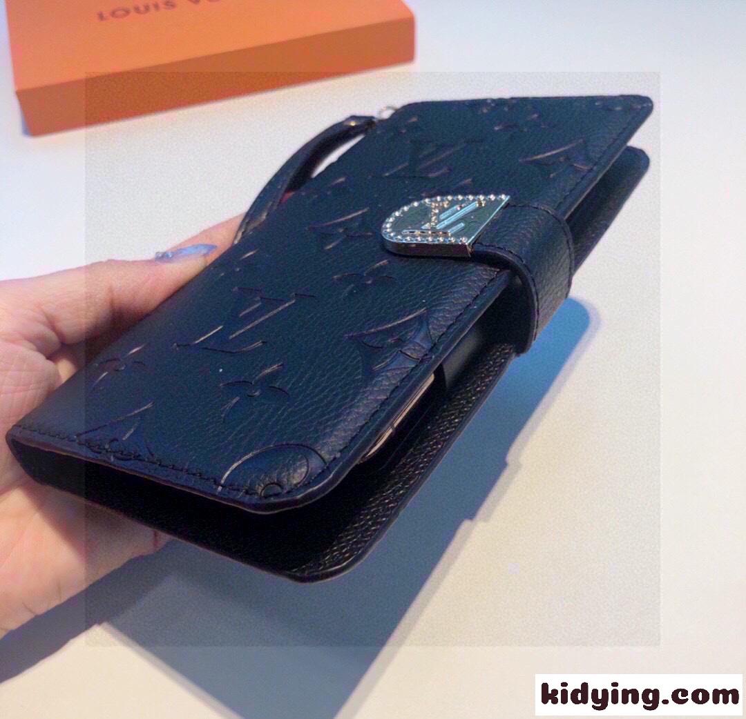 人気 おしゃれ ルイ・ヴィトン スマホケース 偽物 カード収納 手帳型-3