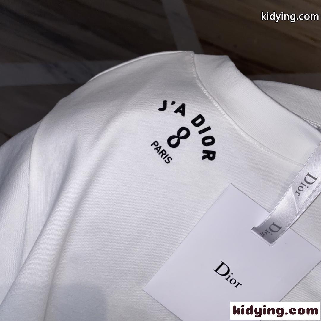 定番 着心地いい クルーネック ゆったり クリスチャン・ディオール Tシャツ コピー 半袖 春夏 人気 トップス-2