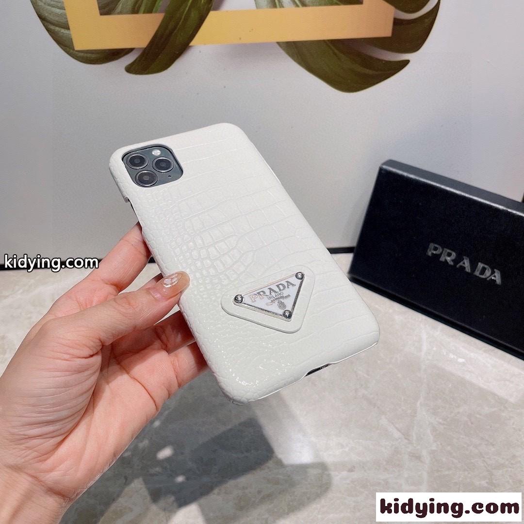 高級感 クロコ型押し プラダ スマホケース コピー アイフォンケース-1