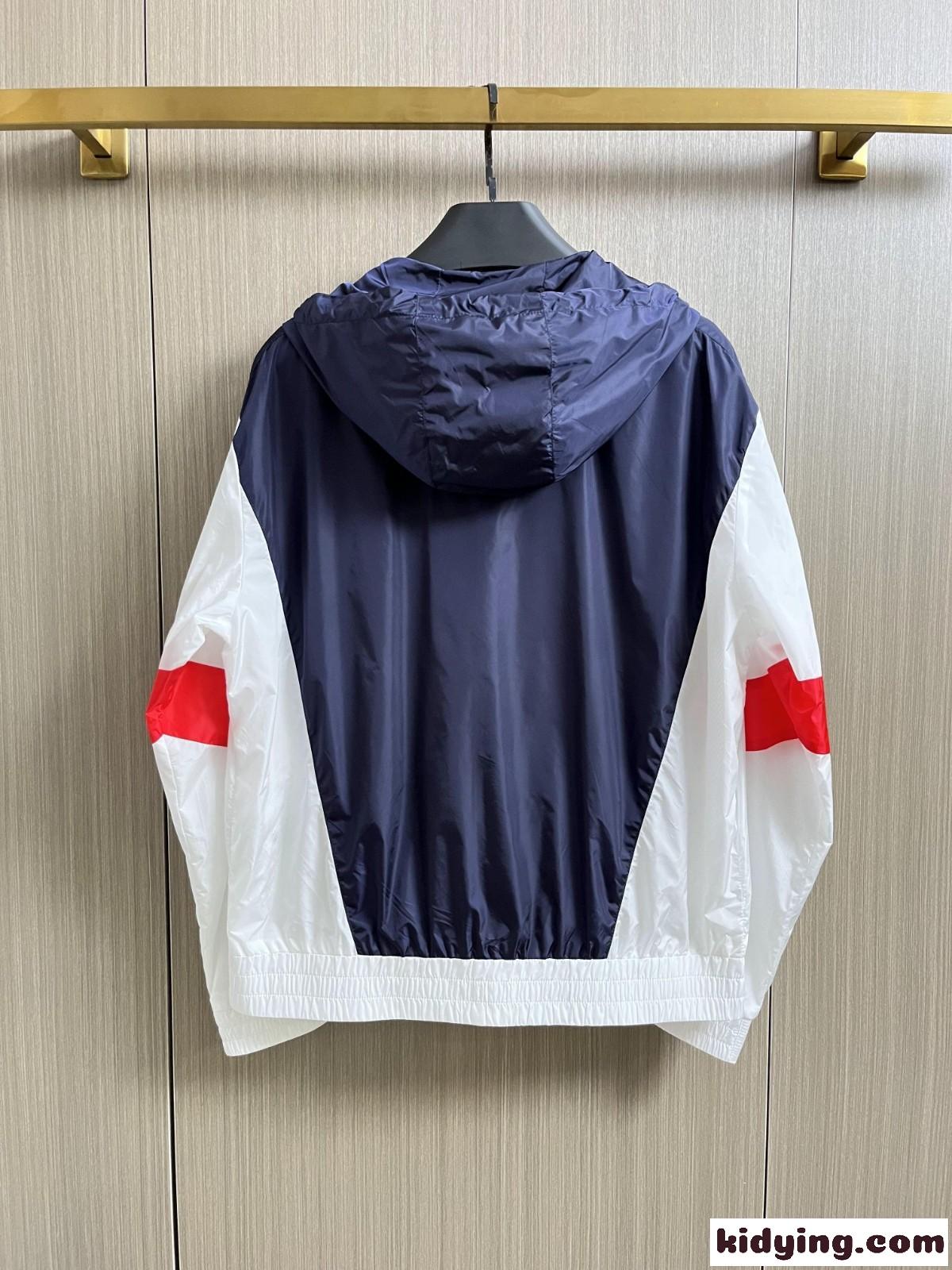 カジュアル おしゃれ 配色 ブルゾン バルマン ジャケット コピー 合わせやすい-0