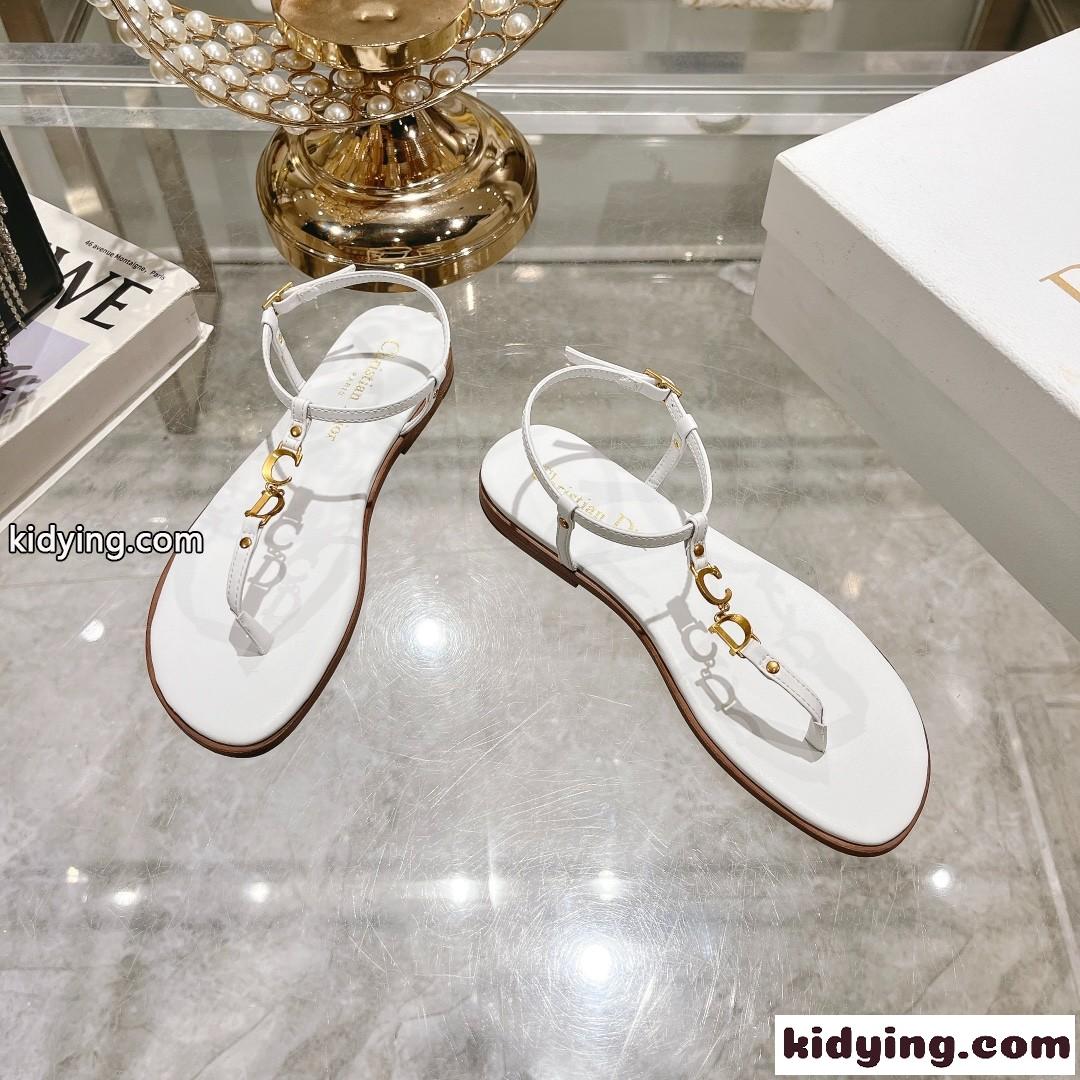 Dioriviera Cest Dior ビーチサンダル クリスチャン・ディオール サンダル コピー ホワイト-0