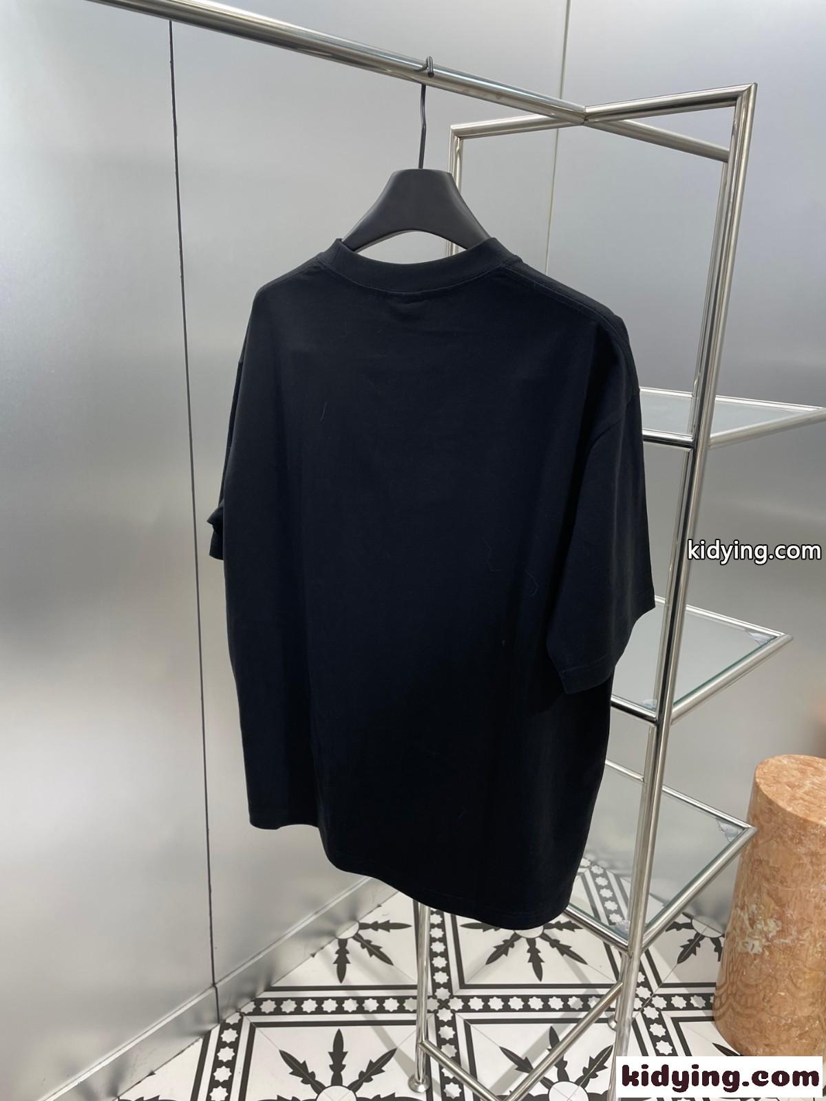 シンプル MIRROR ロゴ 半袖Tシャツ バレンシアガ Tシャツ コピー ユニセックス ファッション-1