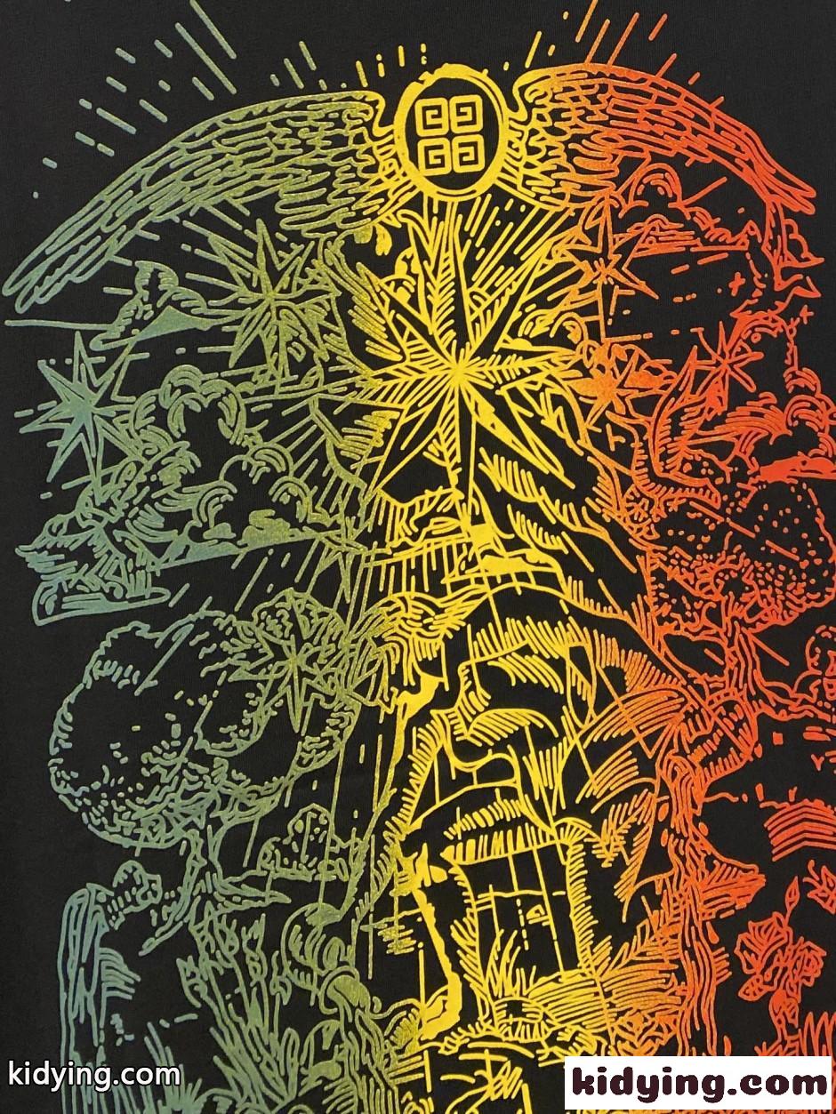クルーネック 半袖Tシャツ ジバンシィ Tシャツ 偽物 ブラック-3