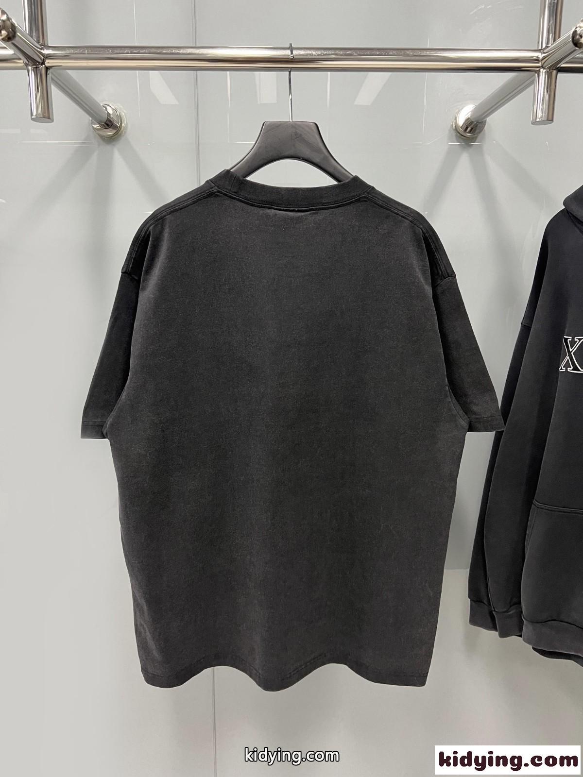 カジュアル 人気 CITIES PARIS 半袖Tシャツ バレンシアガ Tシャツ コピー ユニセックス-0