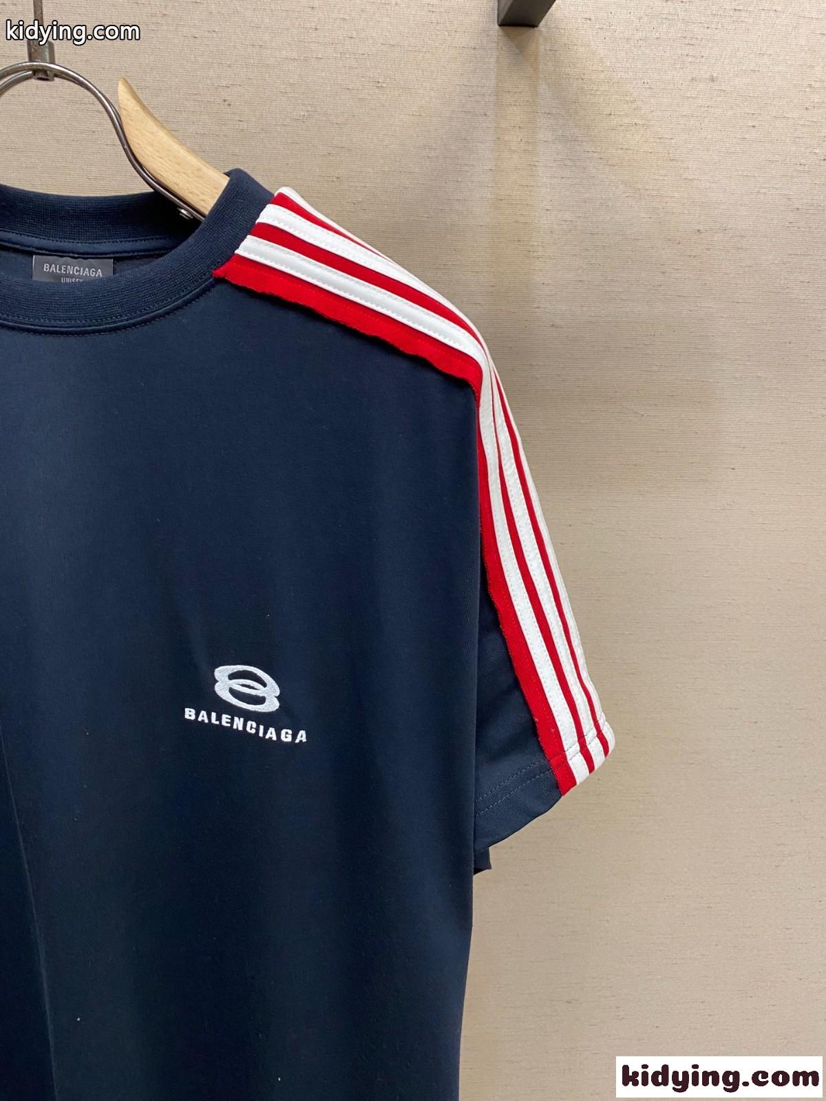 人気 Unity Sports Icon 半袖Tシャツ バレンシアガ Tシャツ コピー ユニセックス ネイビー-2