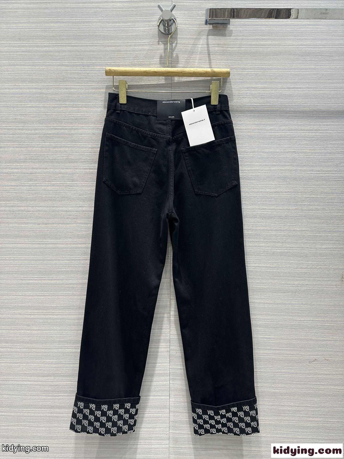 カジュアル デニムストレートジーンズ アレキサンダーワング パンツ コピー-4