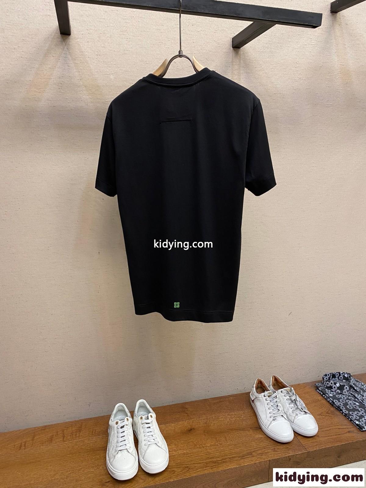 おしゃれ ロゴサークル オーバーサイズ コットンTシャツ ジバンシィ Tシャツ コピー-2
