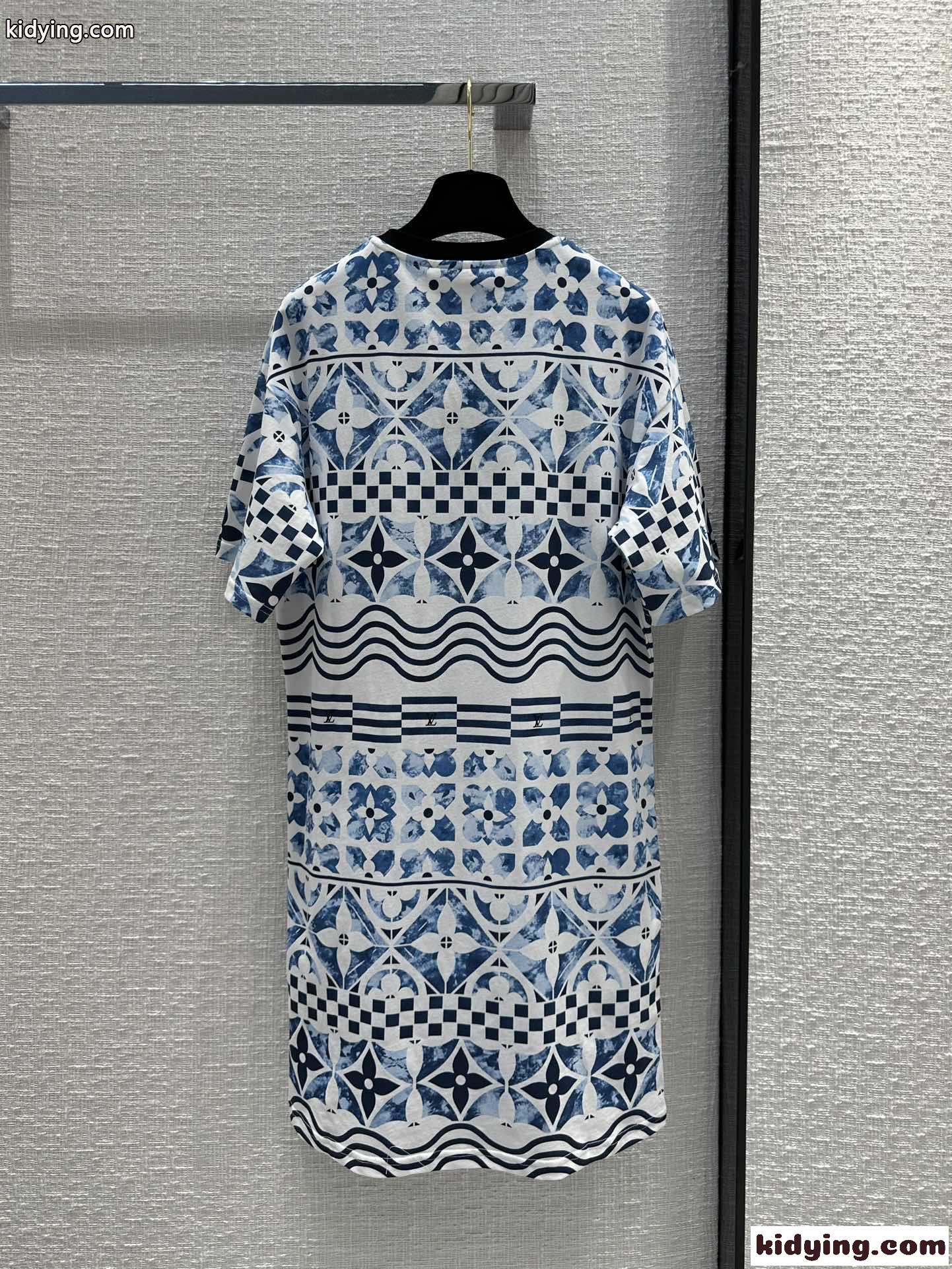LV バイ・ザ・プール モノグラムタイルプリントTシャツドレス ルイヴィトン ワンピース コピー-4