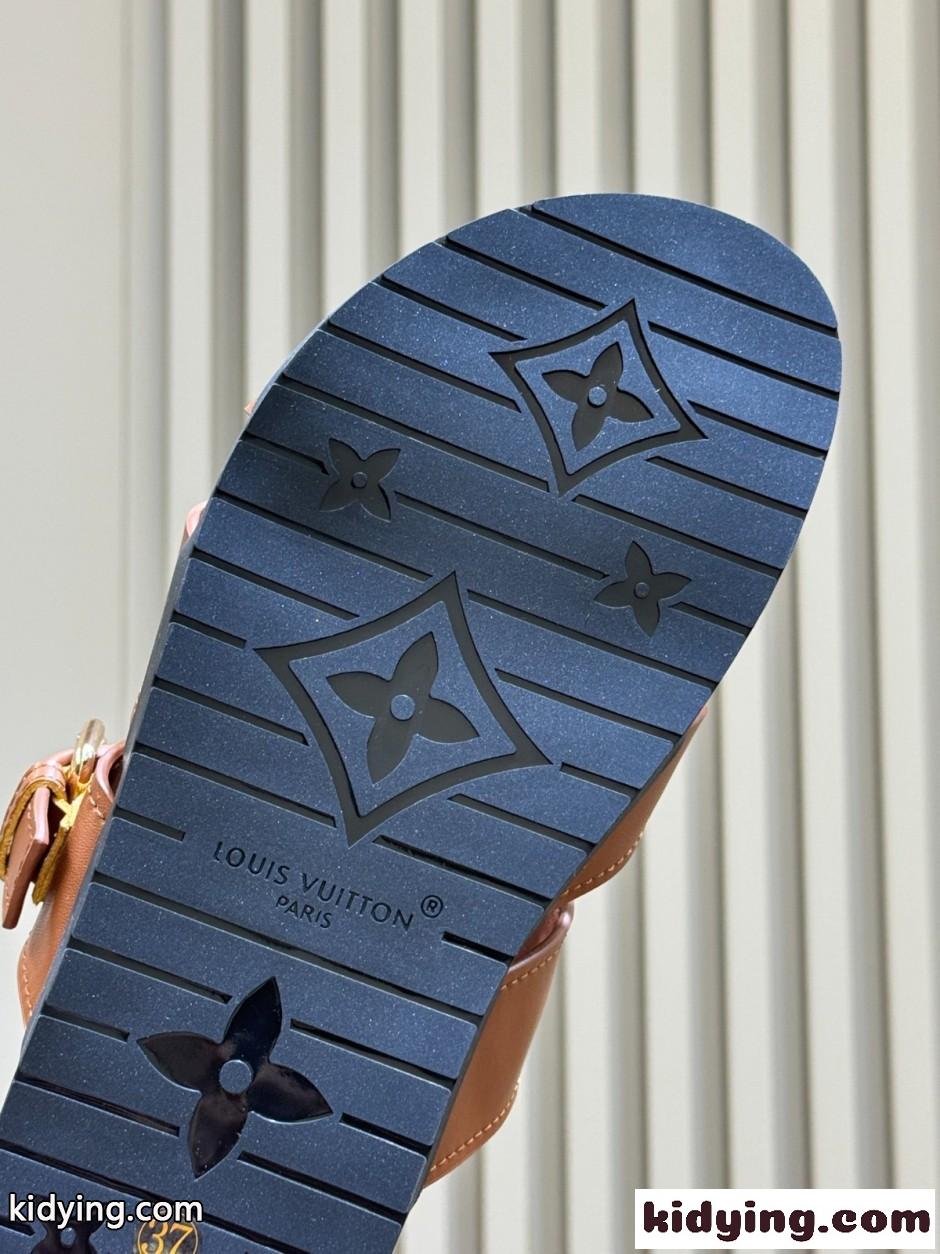 LV イソラ ミュール ルイ・ヴィトン サンダル スーパーコピー ブラウン-3