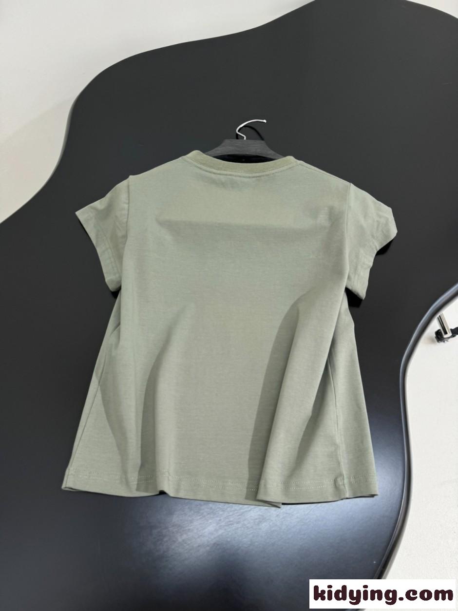 シンプル ロゴ刺繍 クルーネック バレンシアガ Tシャツ コピー 半袖Tシャツ-3