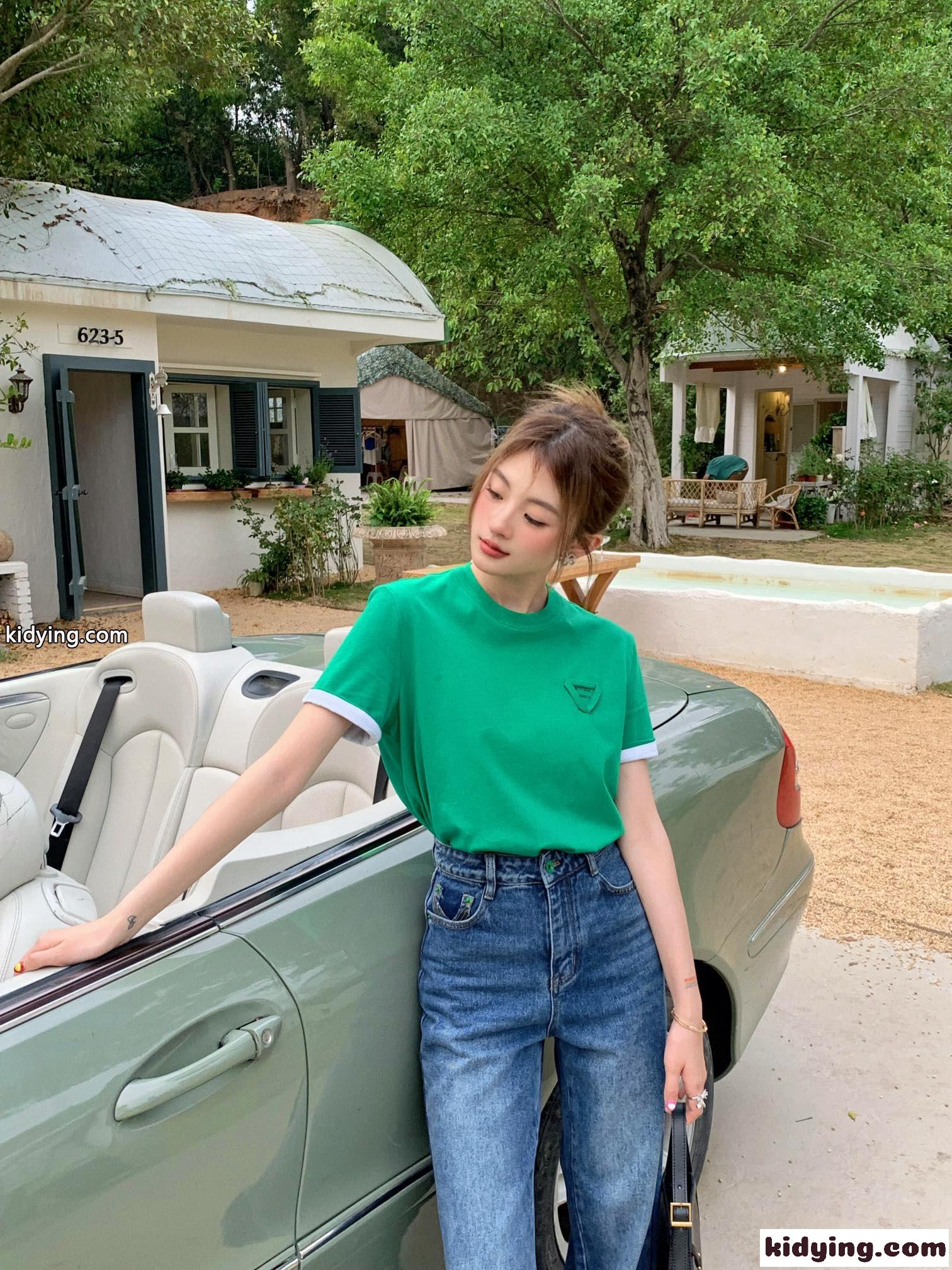 ボッテガ・ヴェネタ Tシャツ コピー 春夏 ダブルレイヤー コットン レディース トップス-5