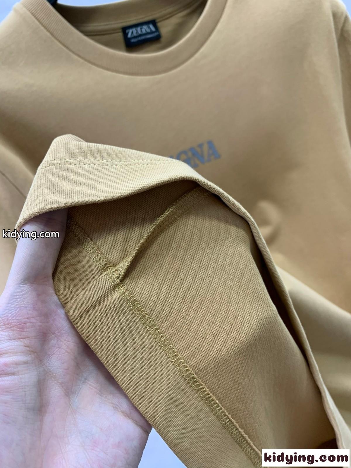 ZEGNA X NORDA プリントコットン 半袖 Tシャツ エルメネジルド・ゼニア Tシャツ コピー-3