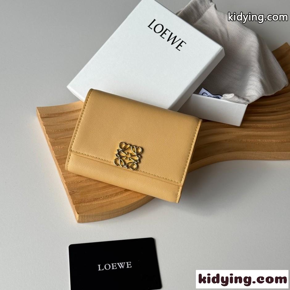 LOEWE ロエベ 3つ折り財布 小銭入れ付き スーパーコピー コンパクト ウォレット-0