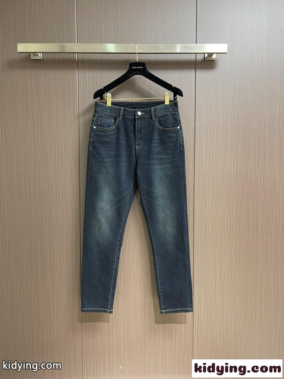 カジュアル デニムパンツ エルメネジルド・ゼニア ジーンズ 偽物 メンズ-0
