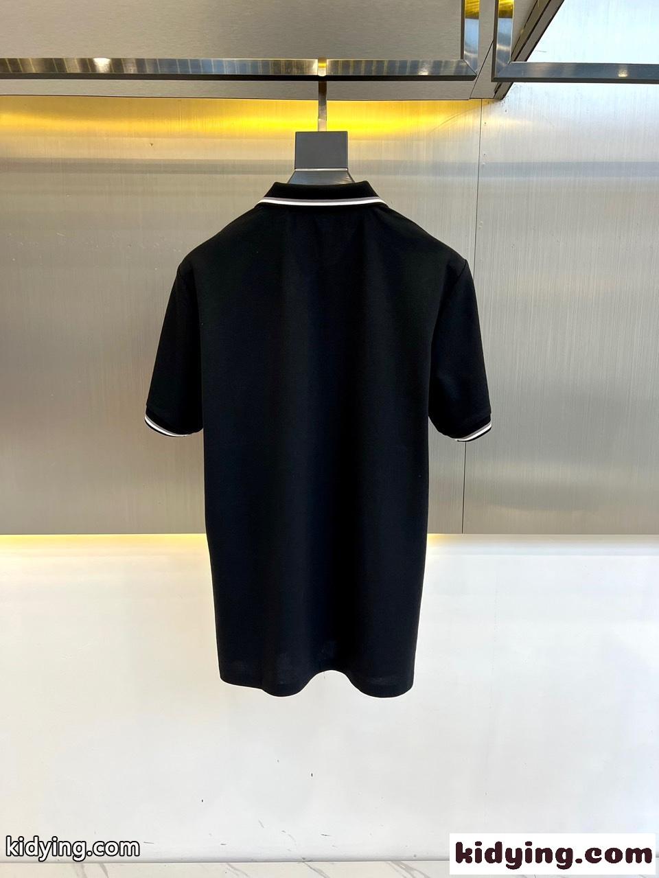 カジュアル サルヴァトーレ・フェラガモ 半袖Tシャツ コピー ポロシャツ ブラック-4