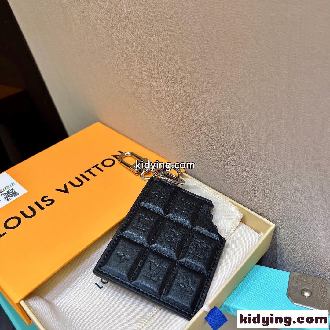バッグチャーム・LV チョコレートバー ルイヴィトン キーホルダー コピー ブラック-4