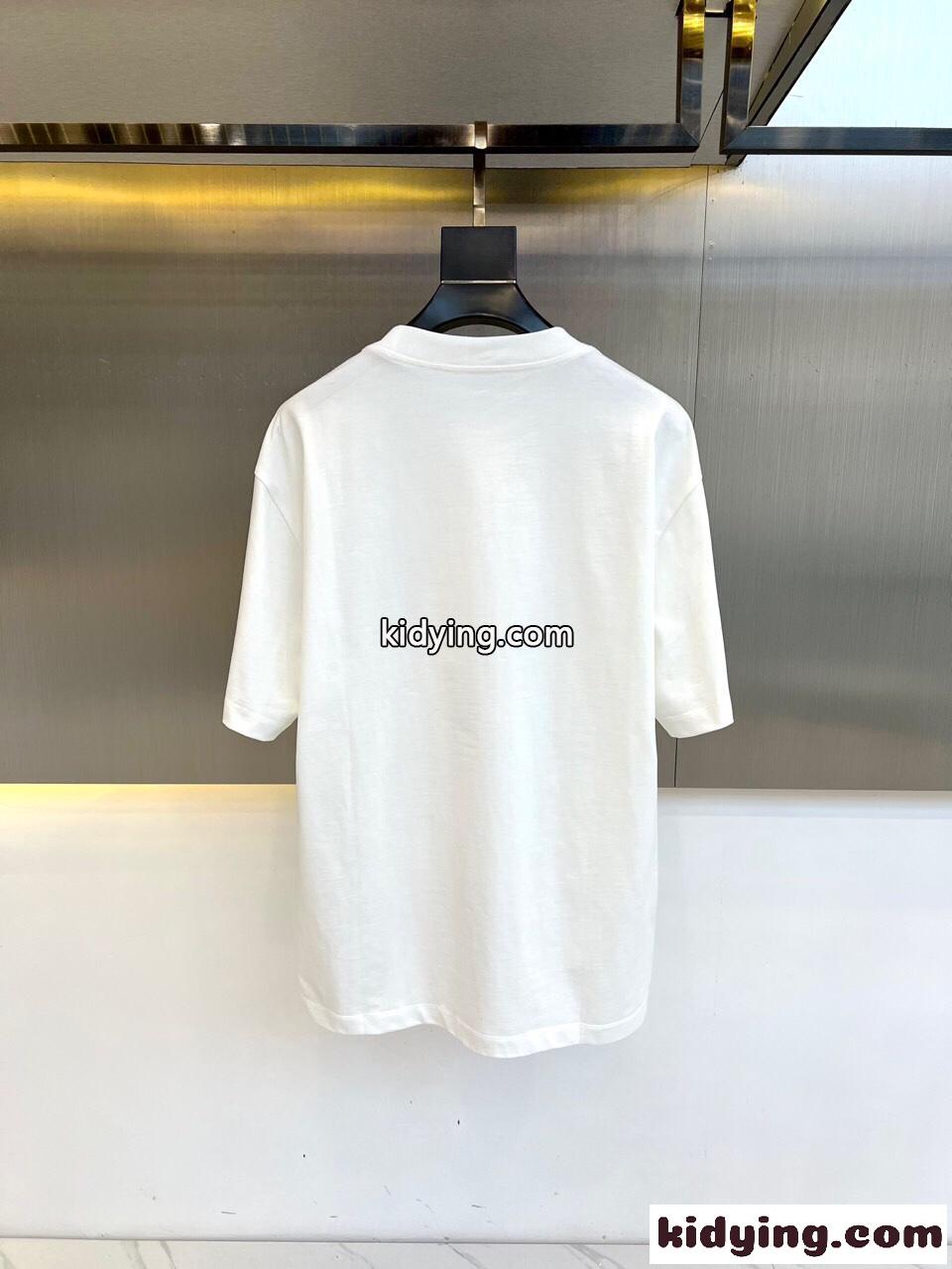 シンプル モンクレール Tシャツ コピー クルーネック 半袖Tシャツ ホワイト-3
