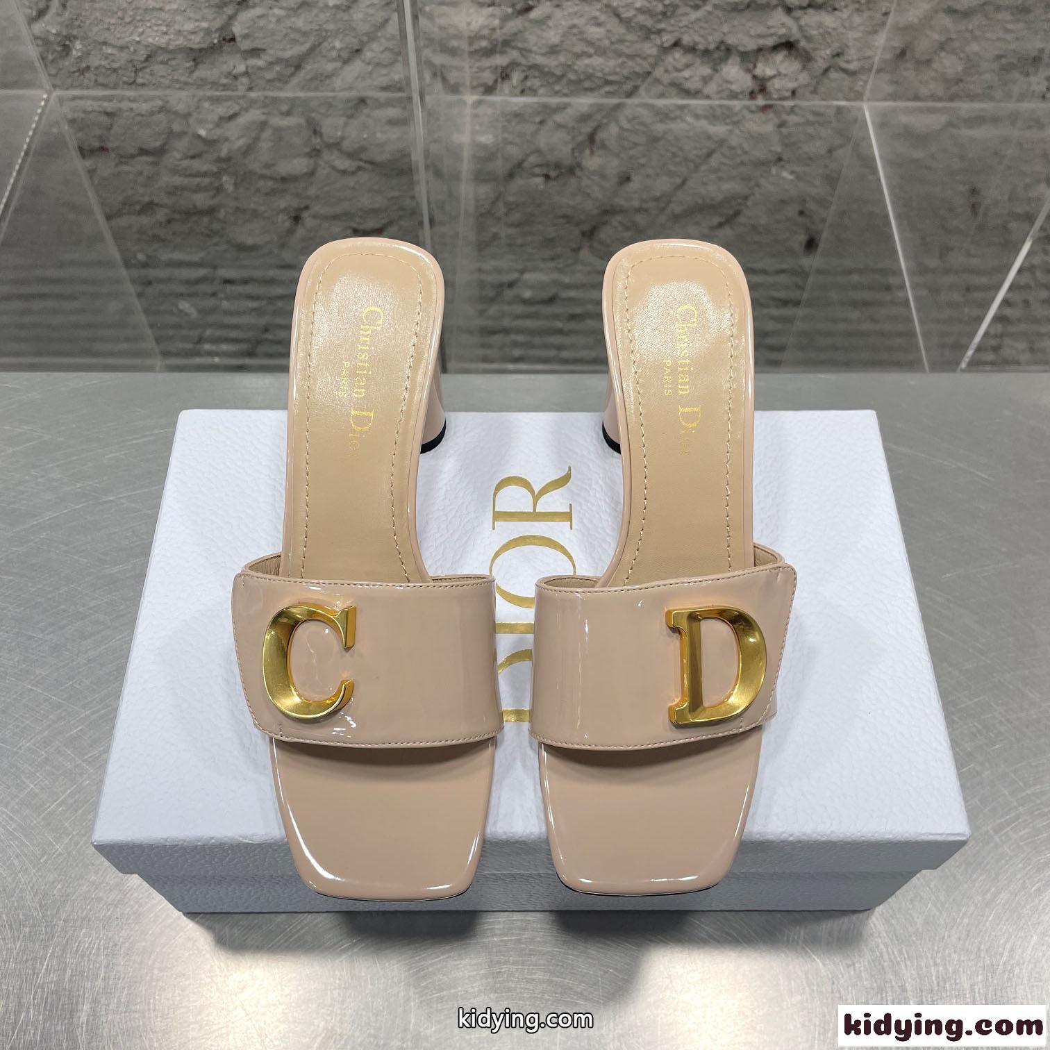 CEST DIOR ヒールスライド クリスチャン・ディオール サンダル コピー ベージュ-0